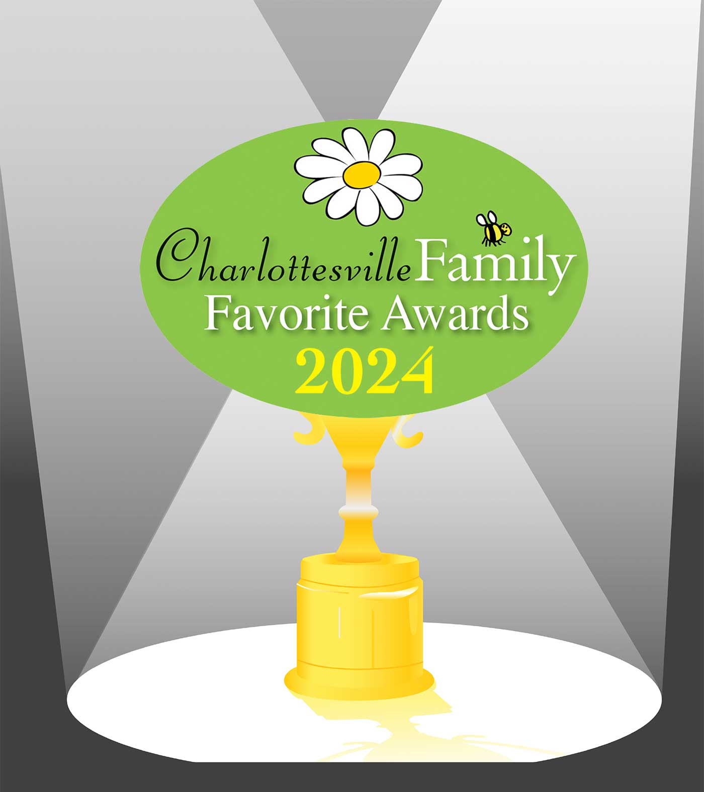 CharlottesvilleFamily Favorites trophy 2024