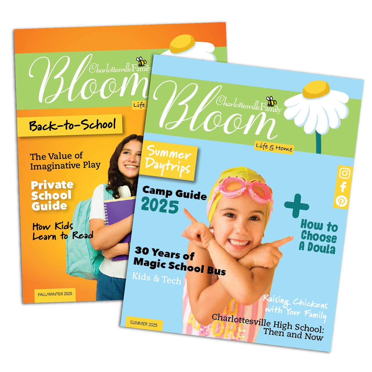 Bloom Magazine covers CharlottesvilleFamily