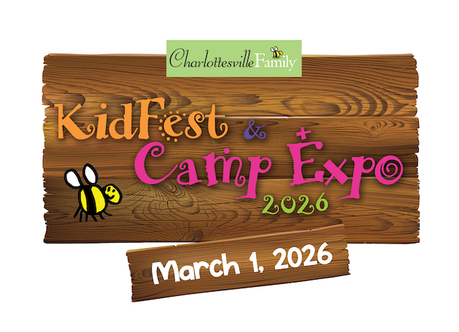 CharlottesvilleFamily KidFest & Camp Expo Logo for March 1, 2026 event in Central Virginia